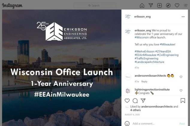 EEA receives 2020-2021 Marketing Excellence Award from SMPS Wisconsin